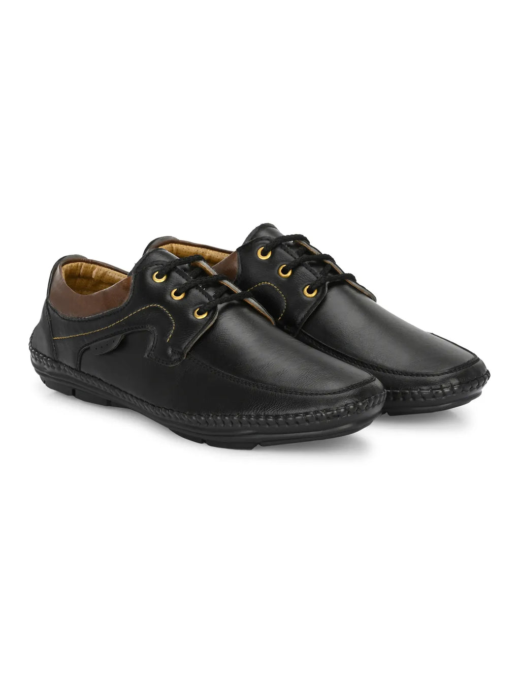 Black Lightweight Comfort Summer Trendy Premium Stylish Sneakers For Men: Size-9