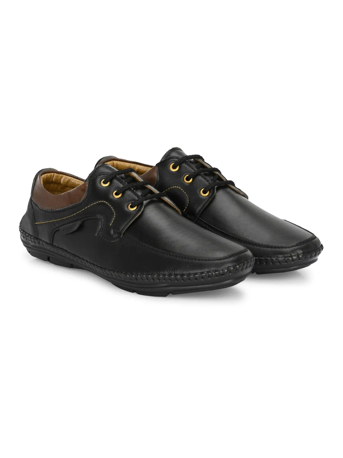Black Lightweight Comfort Summer Trendy Premium Stylish Sneakers For Men: Size-9