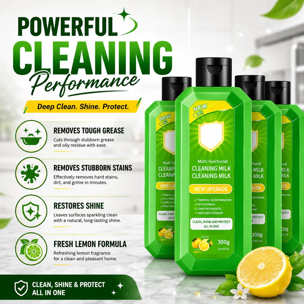Multifunctional Cleansing Liquid (Pack Of 4)