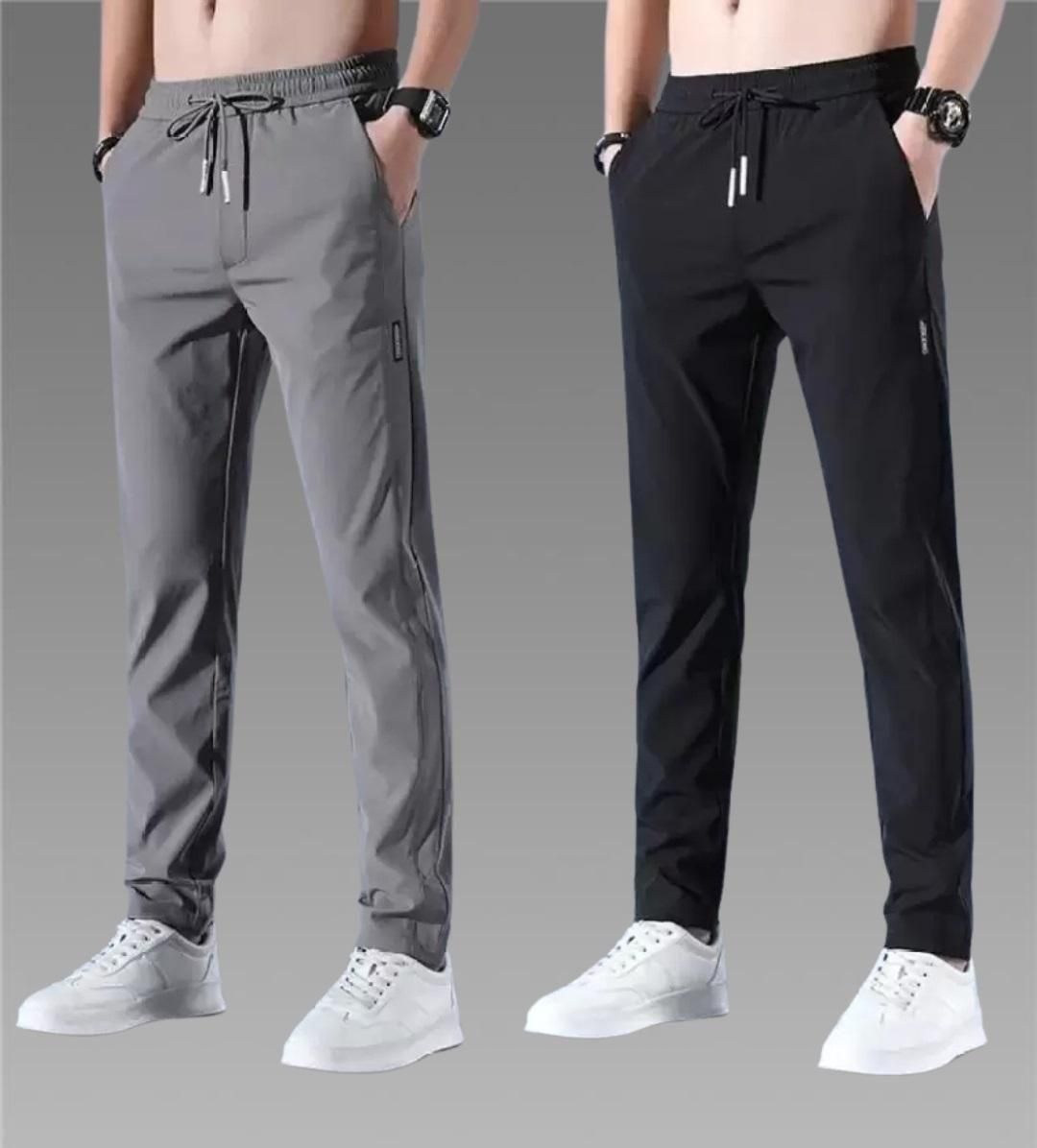 Affordable Combo Lycra Track Pant (Pack of 2)_XXL