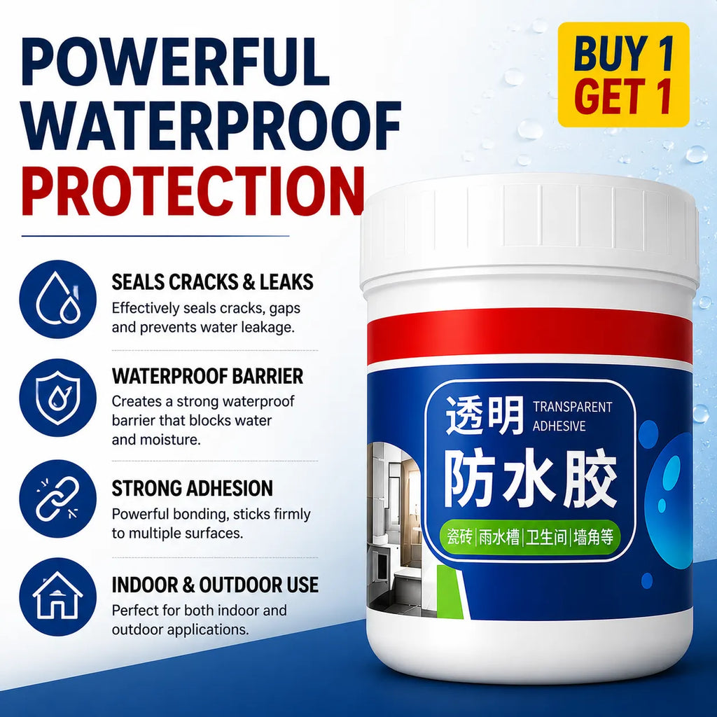 Transparent Waterproof Glue (Pack Of 2)