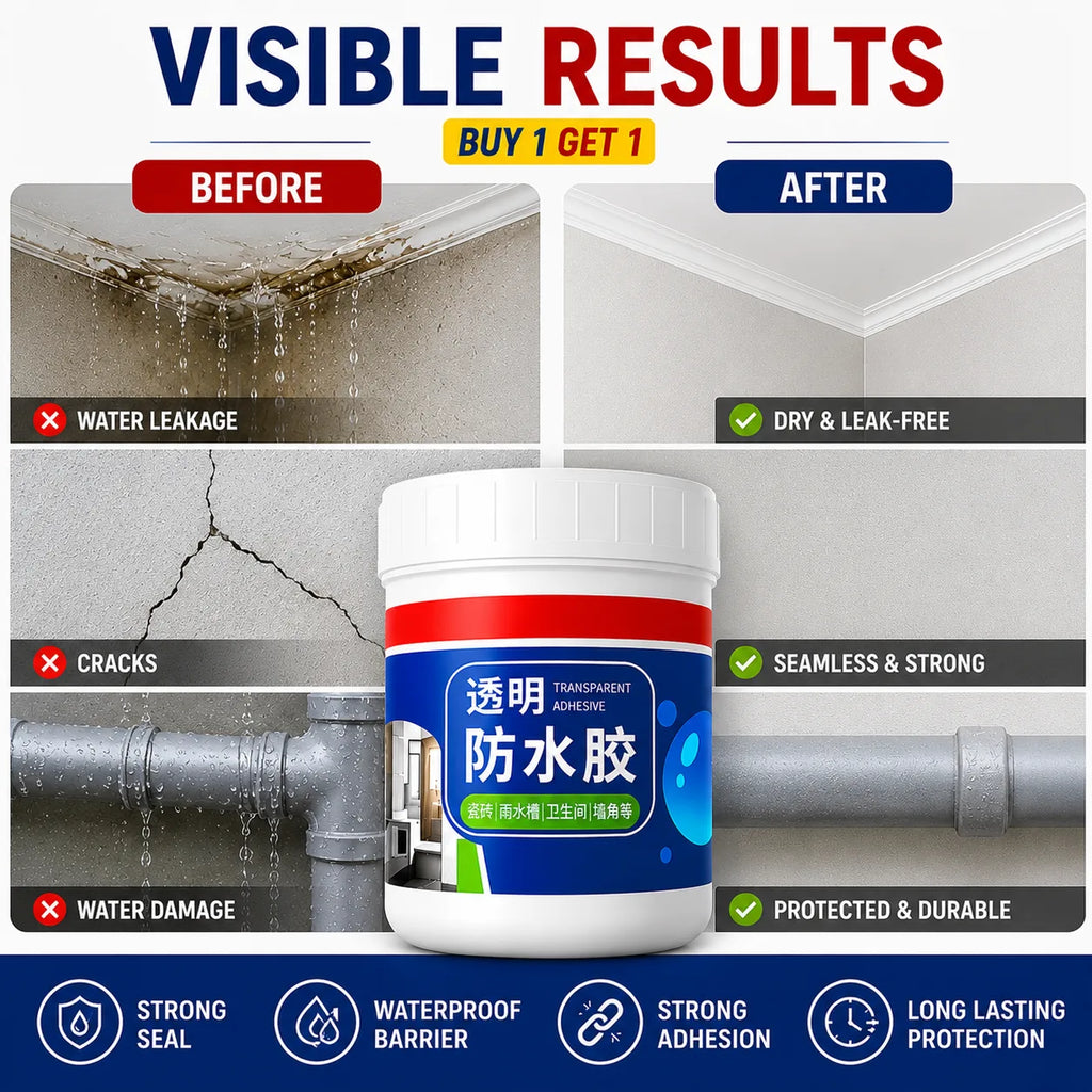 Transparent Waterproof Glue (Pack Of 2)